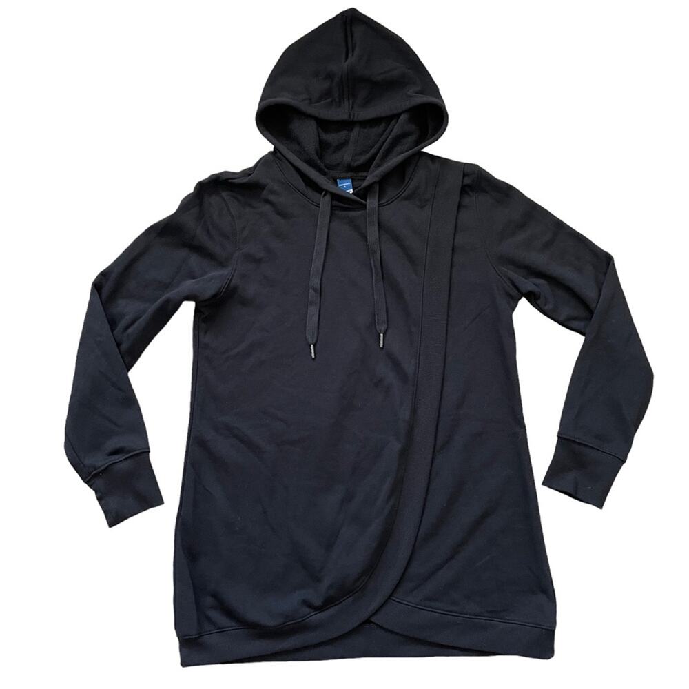 NEW Old Navy Maternity Nursing Black Hoodie Sweatshirt Small